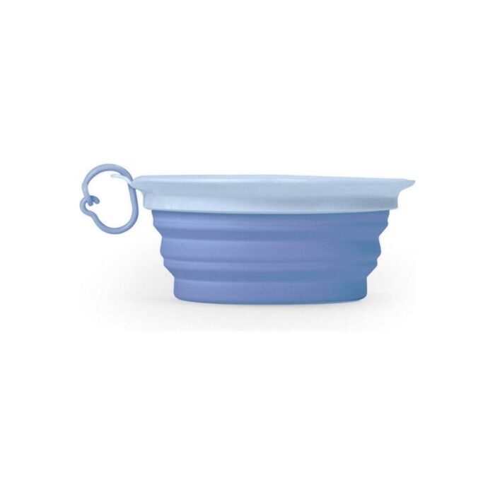 Bowl de Silicona Plegable Azul Gentlecan