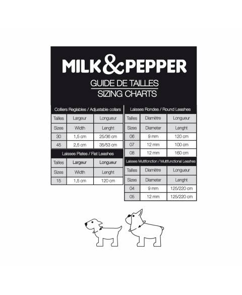 Tallas Milk & pepper